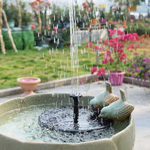 Load image into Gallery viewer, Solar Powered Fountain Outdoor Solar Fountain Portable Floating Solar Fountain