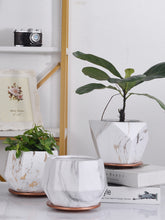 Load image into Gallery viewer, Ceramic Flower Pot Indoor Chlorophytum Green Radish Succulent Breathable Flower Pot