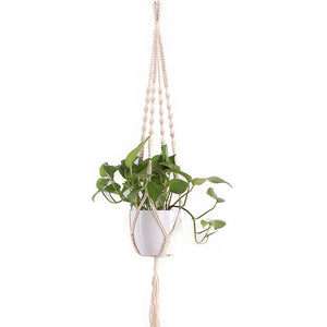 Cotton Rope Hanging Net For Gardening And Greening Flower Pot