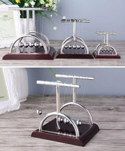 Load image into Gallery viewer, Newtons Cradle Steel Balls T Style Pendulum