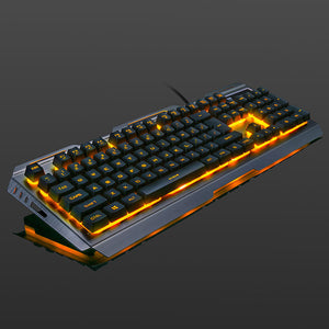 Silver X Golden LED Mouse and Keyboard Combo