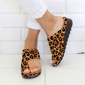 LEOPARD Women Bunion Shoes Orthopedic Bunion Sandals | shopthecoolest.com