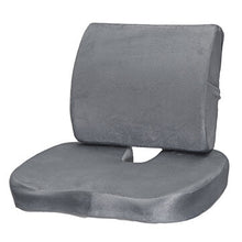 Load image into Gallery viewer, Memory Foam Seat Cushion Lumbar Back Support Orthopedic Car Office Pain Relief Pad